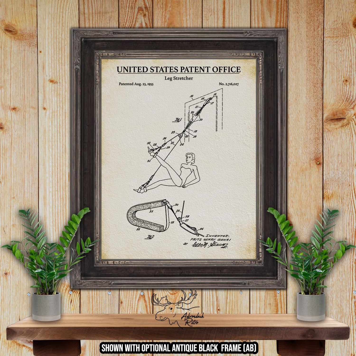 Fitness Equipment Patent Print Set of 6