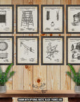 Laundry Room Patent Print Set of 8 - Laundry Room Inventions at Adirondack Retro