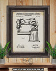 Sewing Machine Patent Print Set of 3