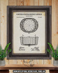 Laundry Patent Print Set of 3