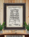 Laundry Patent Print Set of 3