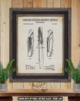 Deer Hunting Patent Print Set of 6