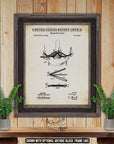 Mustache Curler Patent Print - Mustache Curler Poster - 1894 Shaving Invention at Adirondack Retro