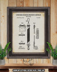 Razor Strap Patent Print - Shaving Razor Strap Poster - 1894 Shaving Invention at Adirondack Retro