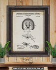 Tractor Patent Print Set of 3