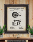 Barbershop Patent Print Set of 8