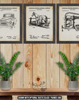 Horse Owner Patent Print Set of 3 - Farming Inventions at Adirondack Retro