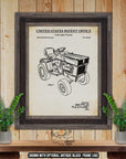 Garden Tractor Patent Print - 1973 Tractor Invention at Adirondack Retro