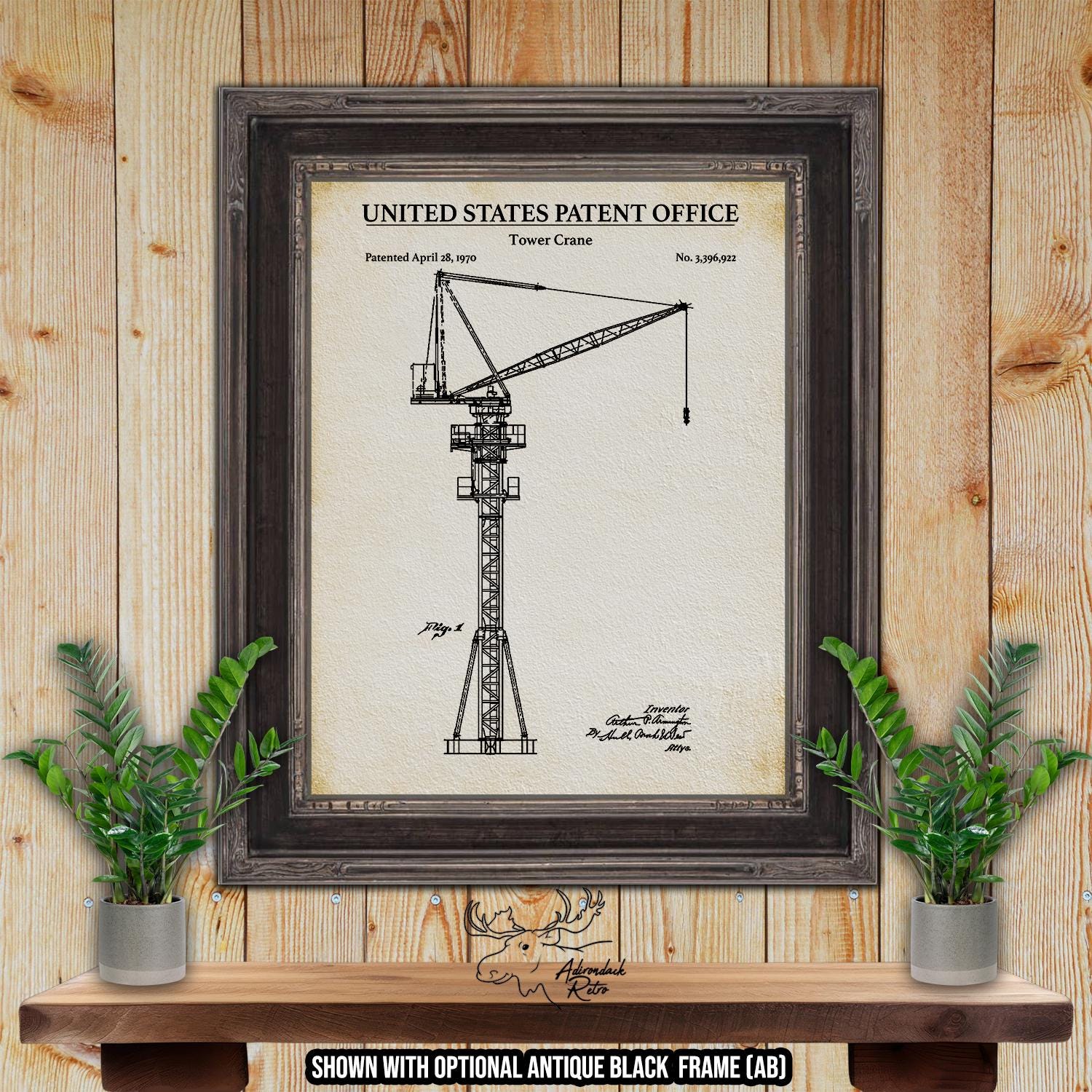 Construction Equipment Patent Print Set of 8