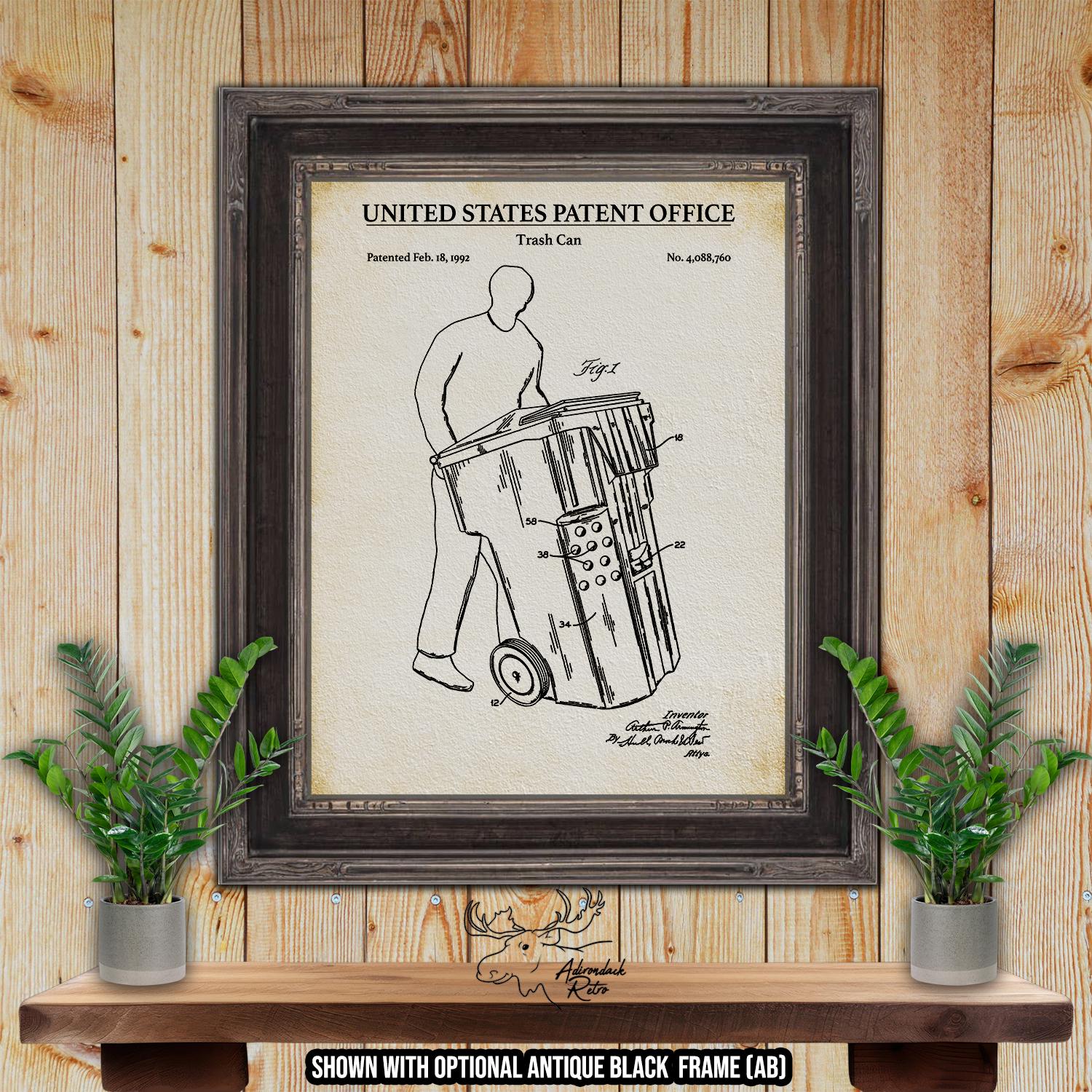 Garbage Removal Patent Print Set of 6