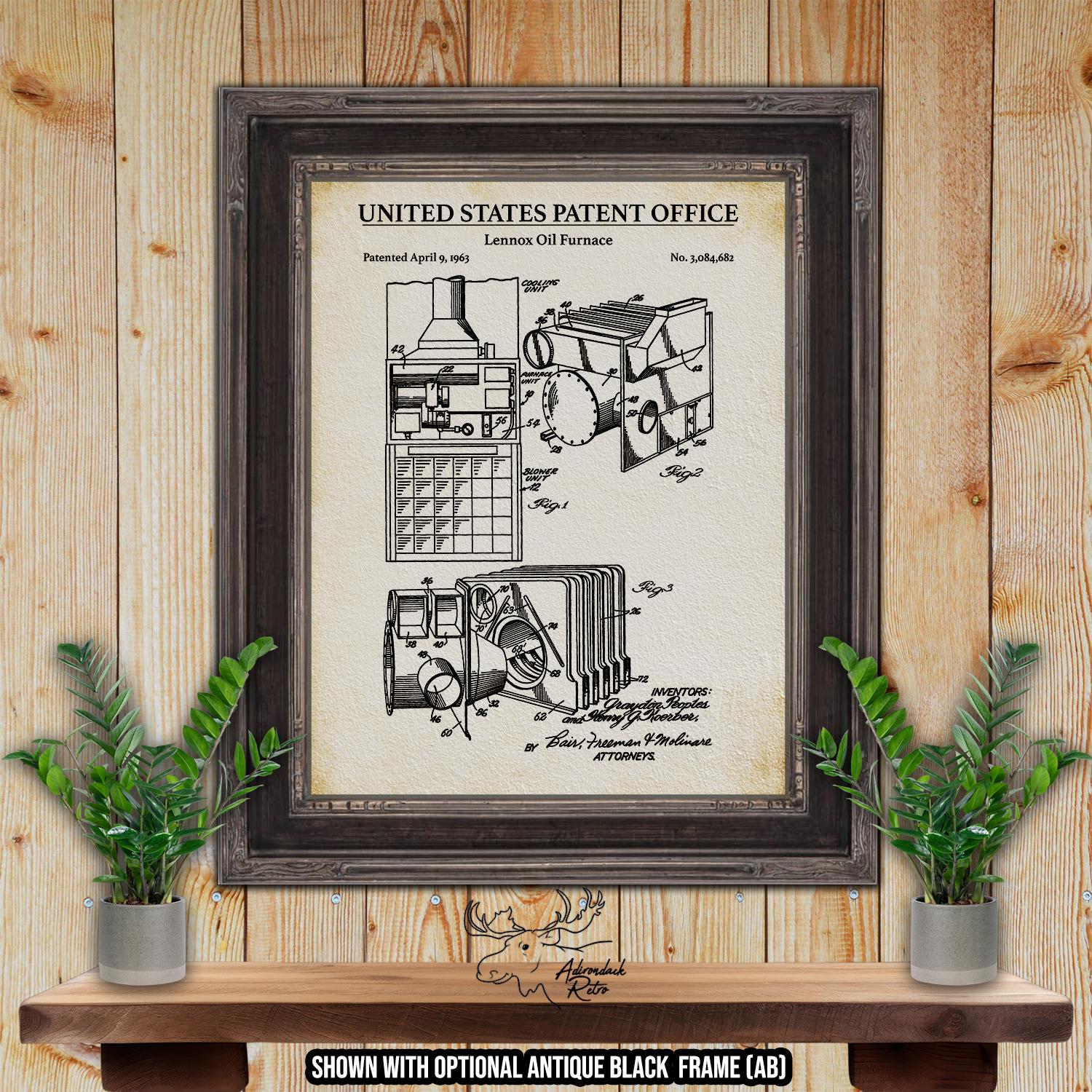 HVAC Patent Print Set of 6