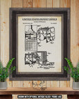 HVAC Patent Print Set of 6