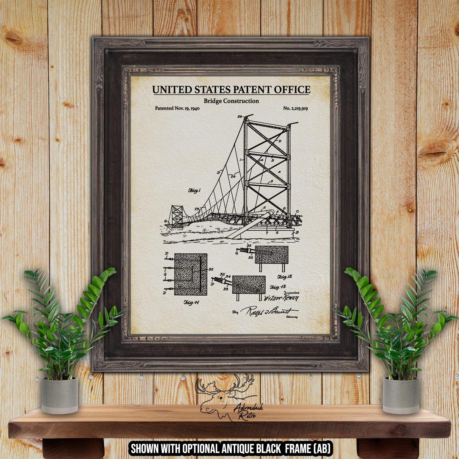 Architecture Patent Print Set of 6