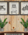 Emergency Vehicles Patent Print Set of 3 - First Responder Vehicle Inventions at Adirondack Retro