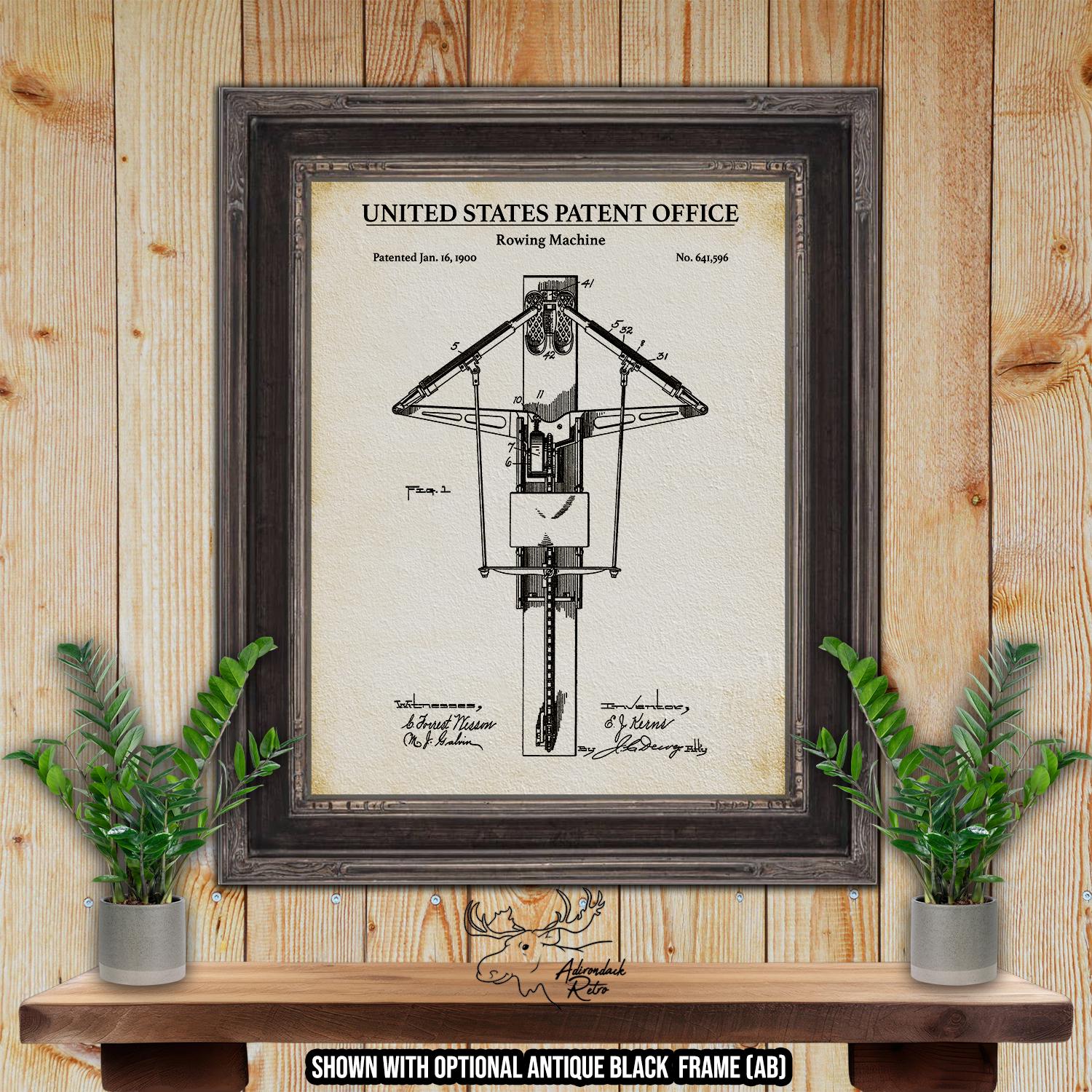 Fitness Equipment Patent Print Set of 6