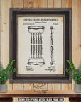 Fitness Equipment Patent Print Set of 6