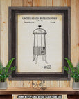 Coffee Urn Patent Print - Kitchen Appliance Poster - 1950 Coffee Invention at Adirondack Retro