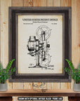 Motion Picture Projector Patent Print - Retro Electronics Poster - 1926 Movie Projector Invention at Adirondack Retro