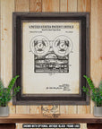 Reel To Reel Tape Deck Patent Print - Retro Electronics Poster - 1965 Open Reel Deck Invention at Adirondack Retro