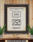 Cassette Tape Deck Patent Print Set of 3