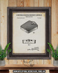 Bathroom Scale Patent Print - Vintage Bathroom Scale Poster - 1938 Bathroom Invention at Adirondack Retro