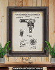 Hair Dryer Patent Print - Hair Dryer Poster - 1931 Hair Care Invention at Adirondack Retro