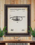 Brass Instrument Patent Print Set of 5