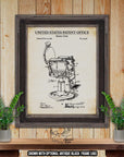 Barber Chair Patent Print - Barbers Chair Poster - 1908 Haircut Invention at Adirondack Retro