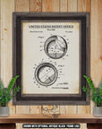 Bocce Ball Patent Print Set of 3