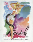 1947 Scandale Vintage Lingerie Ad - Louis Delmotte Illustration