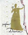 1946 Dana Perfume Vintage Cosmetics Ad - Facon Marrec Gold Illustration