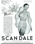 1937 Scandale Vintage Lingerie Ad