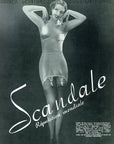 1937 Scandale Vintage French Lingerie Ad