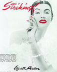 1951 Elizabeth Arden Lipstick Vintage Cosmetics Print Ad