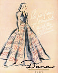 1947 Dana Perfume Vintage Cosmetics French Ad - Facon Marrec Illustration
