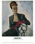 1947 Gant Perrin Gloves Vintage Print Ad - Pierre Simon Art