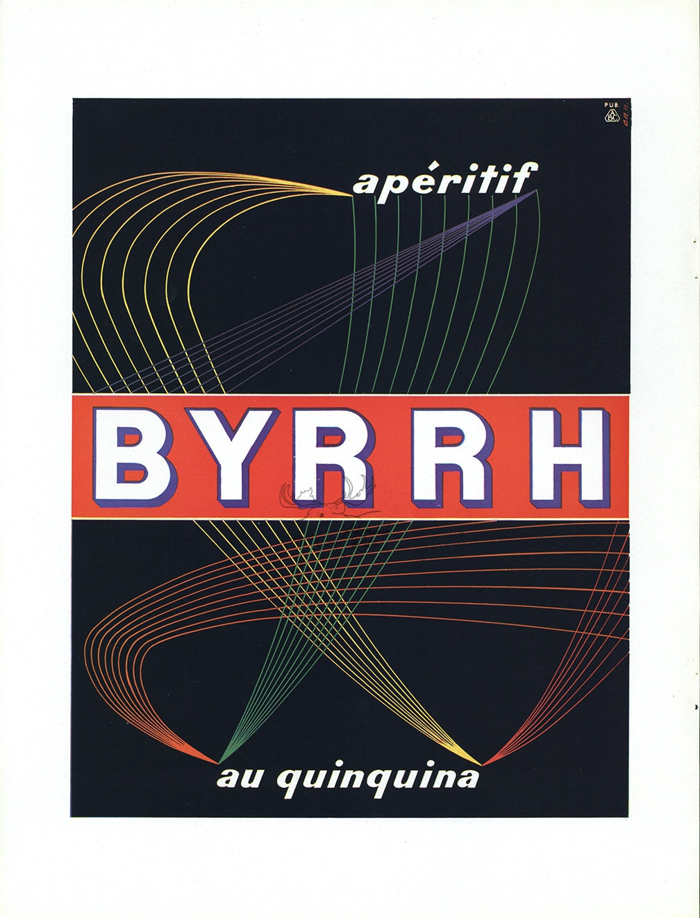 1955 Byrrh Aperitif Vintage Liquor Print Ad