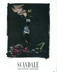 1949 Scandale Lingerie Vintage Print Ad - Demachy Illustration