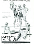 1939 Kestos Swimwear Vintage French Print Advertisement
