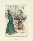 1901 A Corner On The Boulevard Des Italiens - F. Courboin Hand-Colored Antique Print