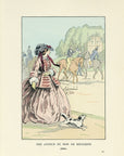 1901 The Avenue Du Bois De Boulogne - F. Courboin Hand-Colored Antique Print
