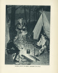 1907 "Anglers Camp In The Forest" Lithograph - Antique Henry Sumner Watson Camping Print