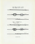 1914 Single And Double Waterloop Knots - H.H. Leonard Antique Fishing Print