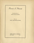1938 The Tulip Tree Hawaiian Flower Print - Vintage Olive Gale McLean Tipped-In Botanical Print