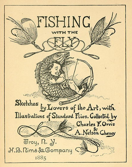 1885 Bass Flies Plate 12 - Antique Charles F. Orvis Fishing Print