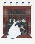 1912 Coles Phillips Fadeaway Girl Antique Print -  Almost Done