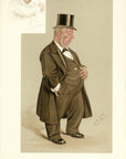1889 Vanity Fair Proof Plate - Mr. Augustus Helder Spy Print