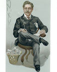 1889 Vanity Fair Proof Plate by AJM - Harry Marks Spy Print