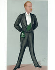 1889 Vanity Fair Caricature Proof Plate by SPY - The Earl Of Fife Spy Print