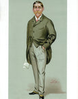 1889 Vanity Fair Caricature Proof Plate by Lib - William Cuthbert Quilter Spy Print